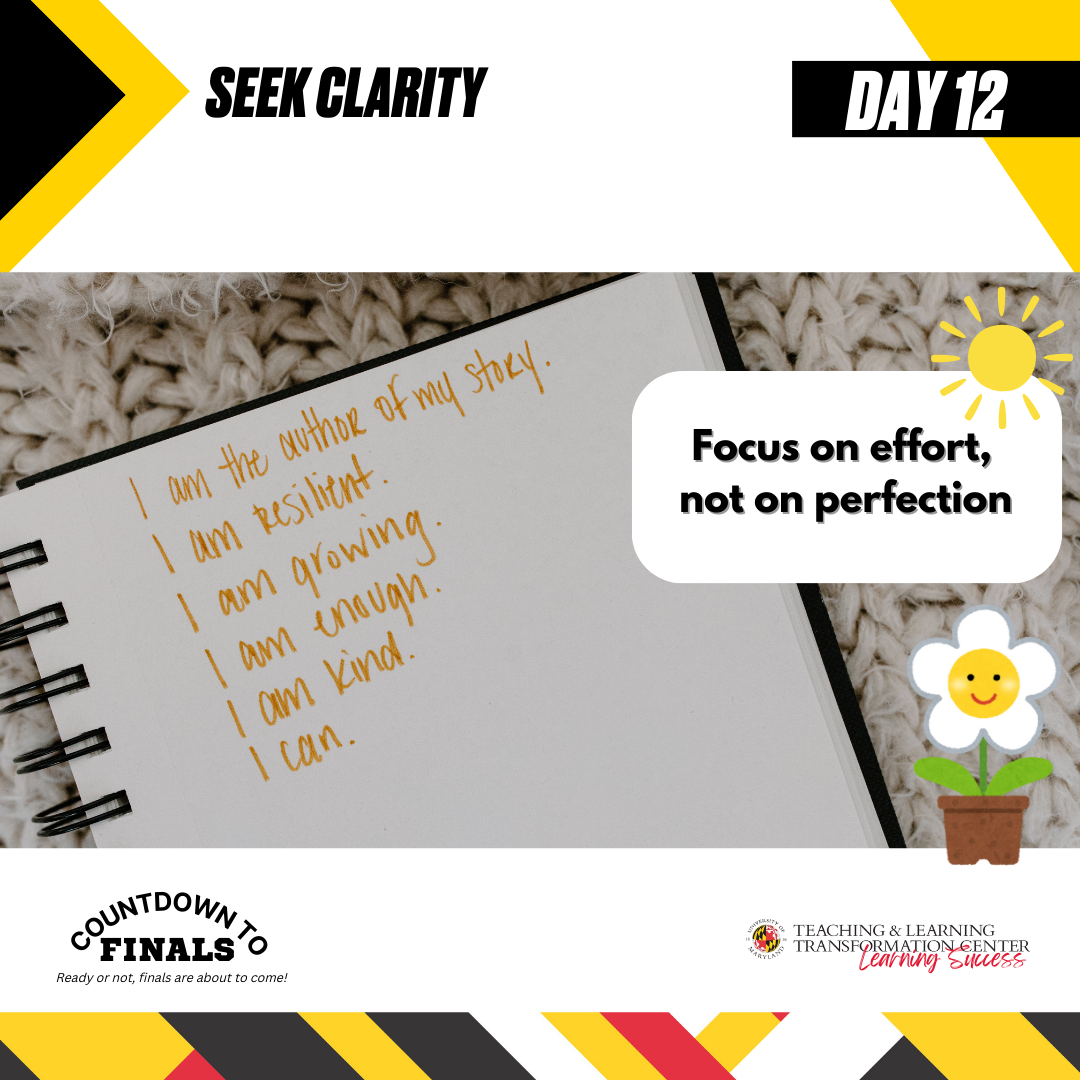 Seek Clarity. I am the author of my story. I am resilient, I am enough, I am kind, I can. 