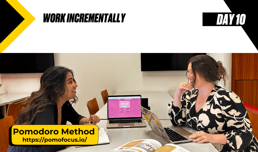 Work Incrementally 