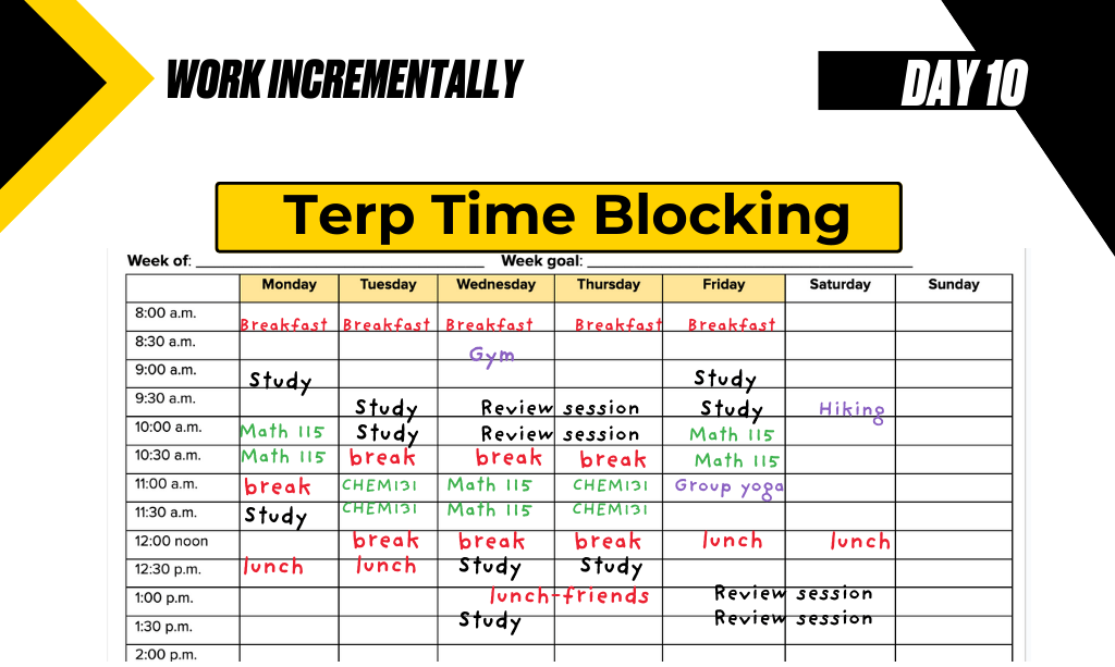 Work Incrementally 